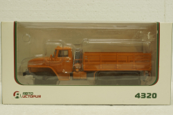 Урал-4320 бортовий, помаранчевий, АвтоИстория 1:43