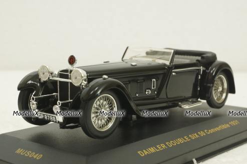 Daimler Double Six 50 Convertible 1931 , MUS040, IXO Museum 1:43 Без бокса!