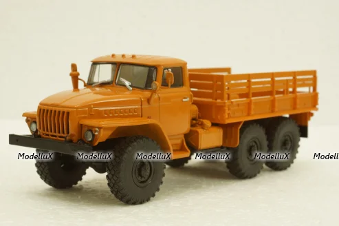 Урал-4320 бортовий, помаранчевий, АвтоИстория 1:43