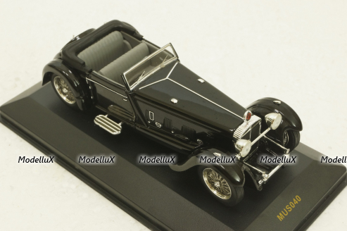 Daimler Double Six 50 Convertible 1931 , MUS040, IXO Museum 1:43 Без бокса!