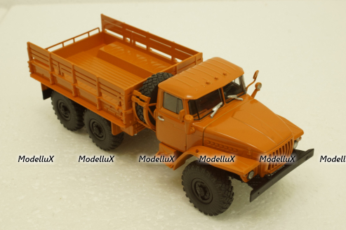 Урал-4320 бортовий, помаранчевий, АвтоИстория 1:43