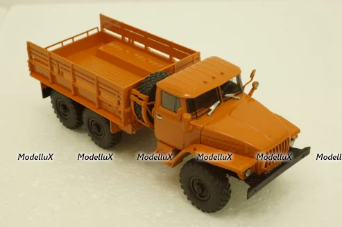Урал-4320 бортовий, помаранчевий, АвтоИстория 1:43