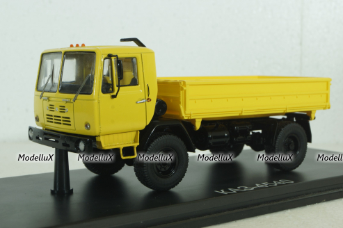 Каз-4540 самоскид 1984, желтый, SSM1431, SSM 1:43