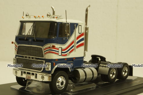 Ford CL9000, 1976, blue/white, TR177, IXO 1:43