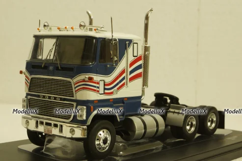 Ford CL9000, 1976, blue/white, TR177, IXO 1:43