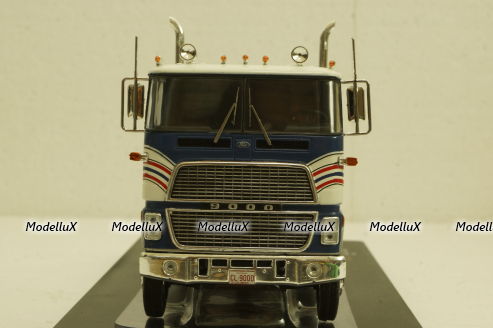 Ford CL9000, 1976, blue/white, TR177, IXO 1:43