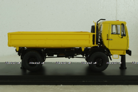 Каз-4540 самоскид 1984, желтый, SSM1431, SSM 1:43