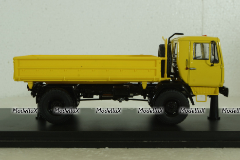 Каз-4540 самоскид 1984, желтый, SSM1431, SSM 1:43