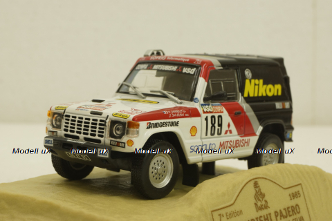 Mitsubishi Pajero #189 Rally Paris-Dakar 1985 P. Zaniroli - J. D. Silva, Norev 1:43 Уценка!