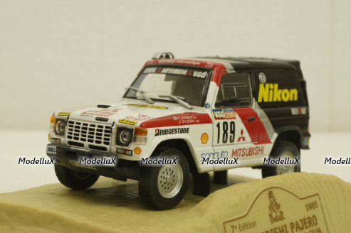 Mitsubishi Pajero #189 Rally Paris-Dakar 1985 P. Zaniroli - J. D. Silva, Norev 1:43 Уценка!