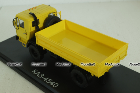 Каз-4540 самоскид 1984, желтый, SSM1431, SSM 1:43