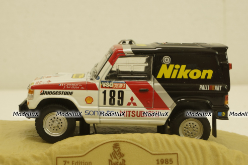 Mitsubishi Pajero #189 Rally Paris-Dakar 1985 P. Zaniroli - J. D. Silva, Norev 1:43 Уценка!