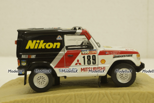 Mitsubishi Pajero #189 Rally Paris-Dakar 1985 P. Zaniroli - J. D. Silva, Norev 1:43 Уценка!