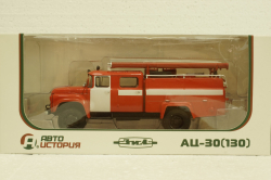 АЦ-30(130) Зил-130, пожежна с білими смугами, АвтоИстория 1:43