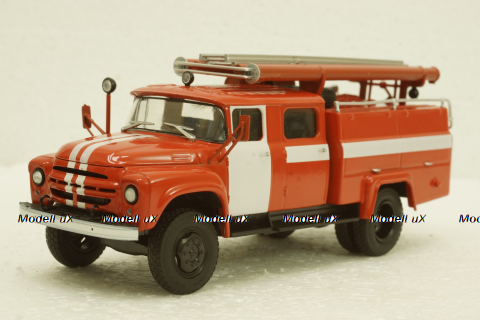 АЦ-30(130) Зил-130, пожежна с білими смугами, АвтоИстория 1:43