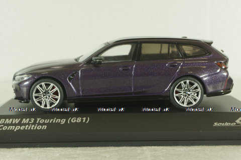 BMW M3 Turing Competition (G81) Touring 2023, violett-metallic, 4315401, Solido 1:43