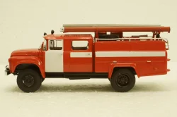АЦ-30(130) Зил-130, пожежна с білими смугами, АвтоИстория 1:43