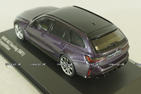 BMW M3 Turing Competition (G81) Touring 2023, violett-metallic, 4315401, Solido 1:43