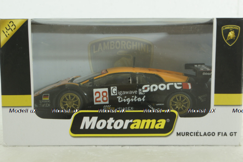Lamborghini Murcielago Fia GT, orange/black, Motorama 1:43