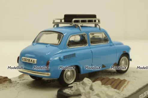 Заз-965A blue Goldeneye James Bond 007 Goldeneye, Altaya 1:43