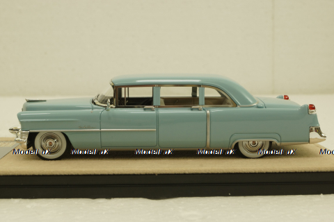 Cadillac Fleetwood 75 Limousine, blue, 1955, STM55103, Stamp Models 1:43