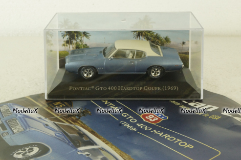 Pontiac GTO 400 Hardtop Coupe 1969, American Cars №93 1:43