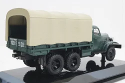 Зис-151 бортовой  с тентом, 1951г, зеленый, 115101, DiP Models 1:43