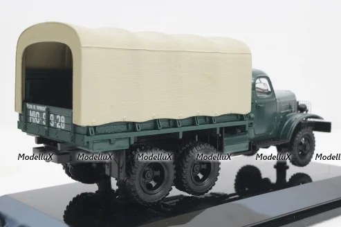 Зис-151 бортовой  с тентом, 1951г, зеленый, 115101, DiP Models 1:43