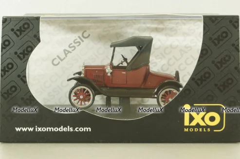 Ford T Runabout 2-seaters, closed 1926, dark red, C013, IXO 1:43