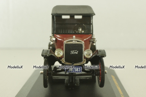 Ford T Runabout 2-seaters, closed 1926, dark red, C013, IXO 1:43
