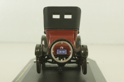 Ford T Runabout 2-seaters, closed 1926, dark red, C013, IXO 1:43