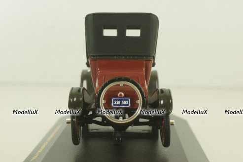 Ford T Runabout 2-seaters, closed 1926, dark red, C013, IXO 1:43