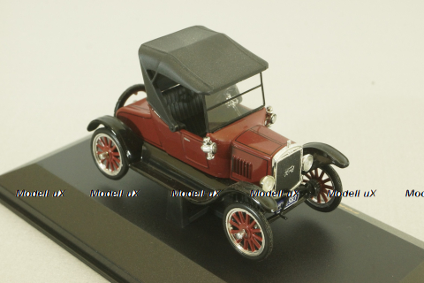 Ford T Runabout 2-seaters, closed 1926, dark red, C013, IXO 1:43