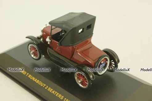 Ford T Runabout 2-seaters, closed 1926, dark red, C013, IXO 1:43
