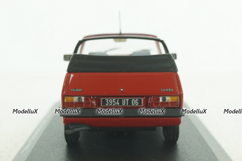Talbot Samba Cabriolet 1983, red, Altaya 1:43