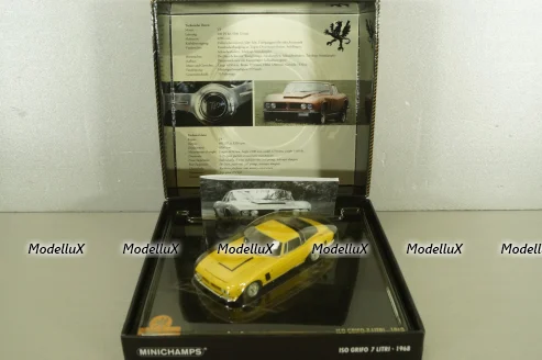 ISO Grifo 7 litri 1968, yellow, 436128220, Minichamps 1:43