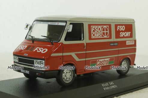 Fiat 242, Team FSO, Rally Assistance №51 1:43