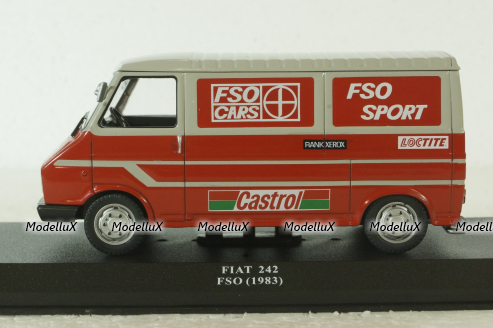 Fiat 242, Team FSO, Rally Assistance №51 1:43