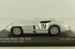 Mercedes 300 SLR #19 24h Le Mans 1955, Fangio/Moss, silver, 432553000, Minichamps 1:43