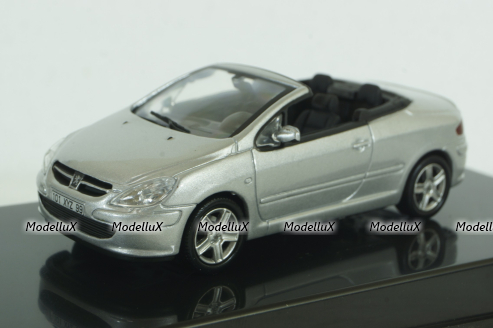 Peugeot 307CC Cabriolet 2003 silver, Altaya 1:43 