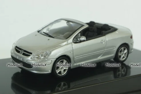 Peugeot 307CC Cabriolet 2003 silver, Altaya 1:43 