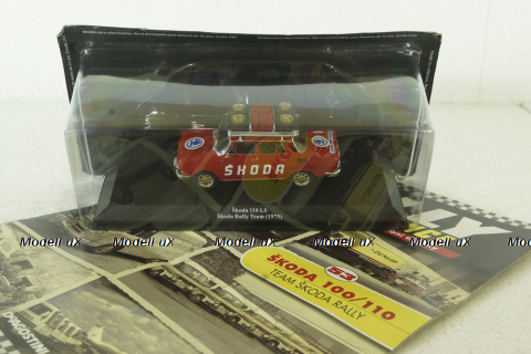 Skoda 100/110, Team Rally Skoda, Rally Assistance №53 1:43