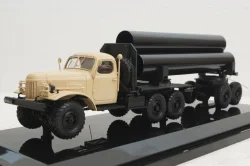 Зил-157К/ТВ-5 Трубовоз бежевая кабина, 115705, DiP Models 1:43