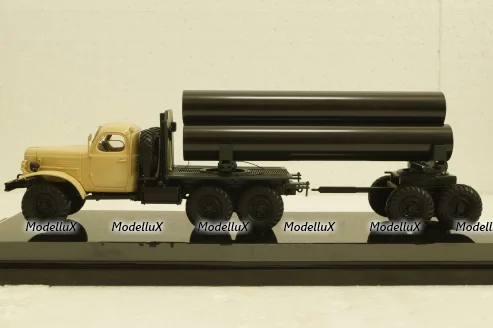 Зил-157К/ТВ-5 Трубовоз бежевая кабина, 115705, DiP Models 1:43