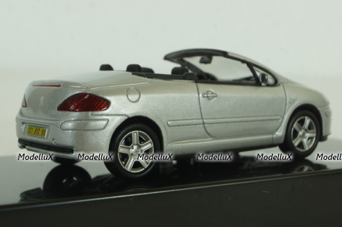 Peugeot 307CC Cabriolet 2003 silver, Altaya 1:43 