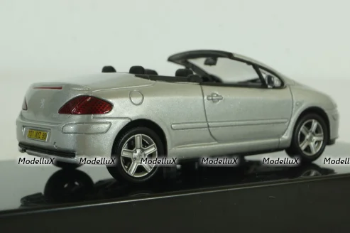 Peugeot 307CC Cabriolet 2003 silver, Altaya 1:43 