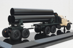 Зил-157К/ТВ-5 Трубовоз бежевая кабина, 115705, DiP Models 1:43