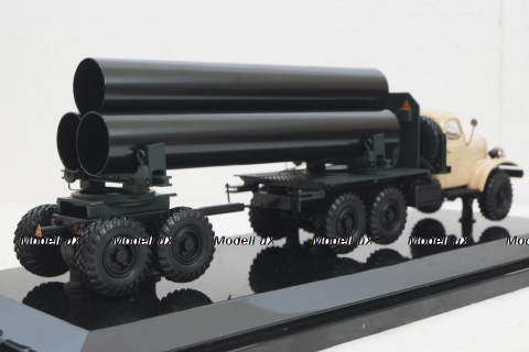 Зил-157К/ТВ-5 Трубовоз бежевая кабина, 115705, DiP Models 1:43