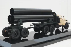 Зил-157К/ТВ-5 Трубовоз бежевая кабина, 115705, DiP Models 1:43