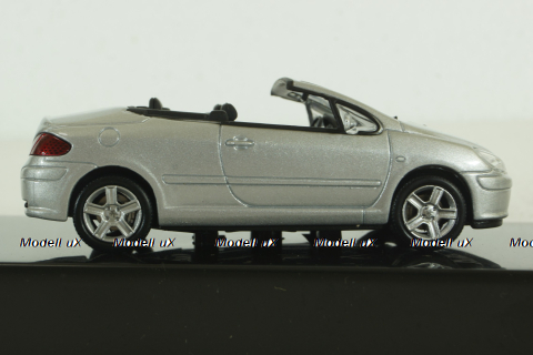 Peugeot 307CC Cabriolet 2003 silver, Altaya 1:43